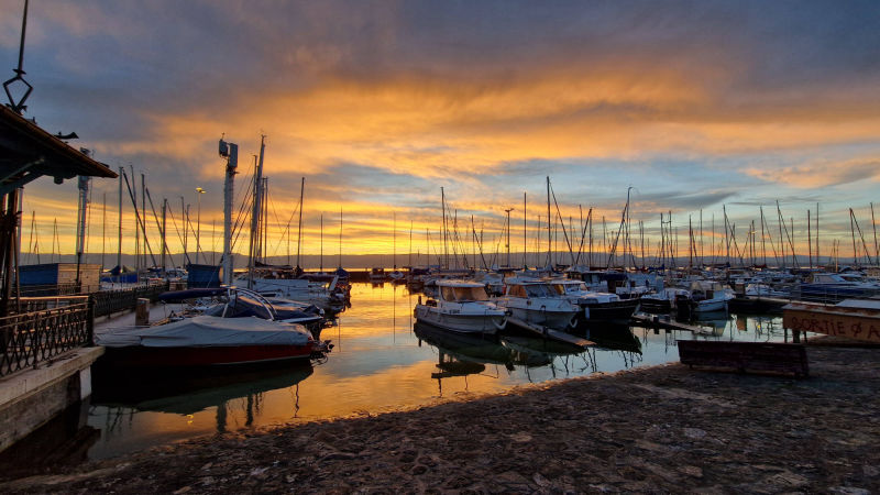 Hafen von Thonon-Les-Bains